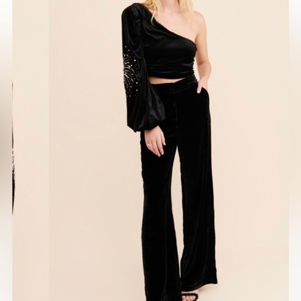 For Love and Lemons Simone Starburst Top Size S